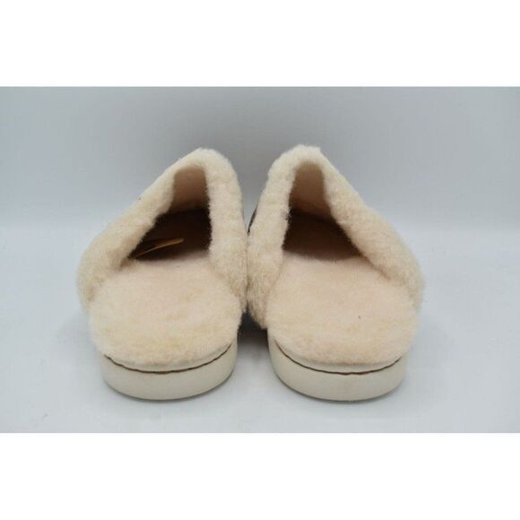 Born Womens Size 10 Zoe Brown Wool Slip On Slippers Shoes - Picture 9 of 12
